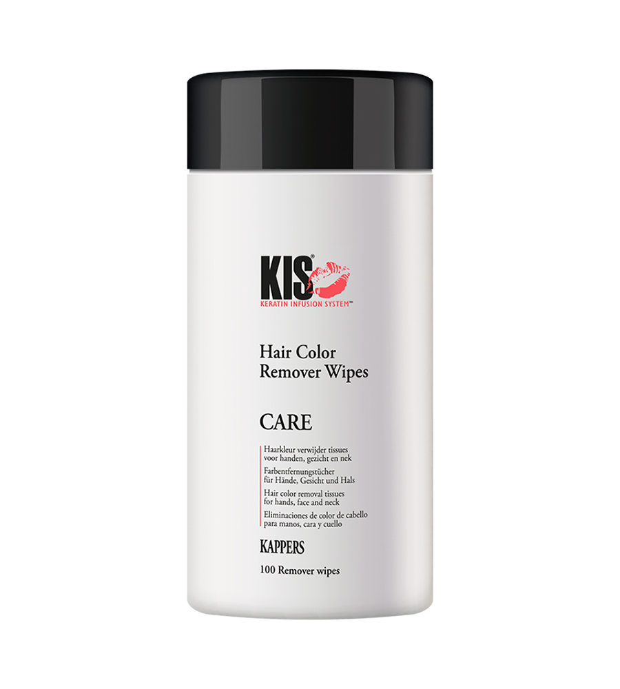 Ремувер-салфетки KIS Hair Color Remover Wipes для удаления краски для волос с кож...