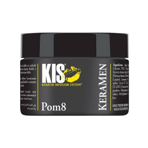 Кератиновая помада для мужских волос KIS KeraMen Pom8 (КераМен Пом8) сильной подвижной фиксации